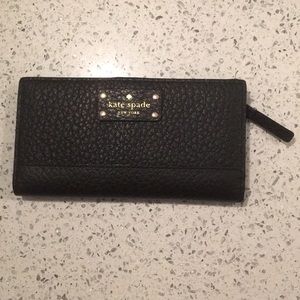 Black Kate Spade Wallet - Stacy
